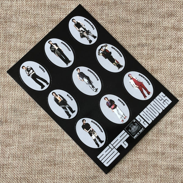 NCT 127 GROUP [ BADDIES ] Official Sticker, Faster Ver. / New / Gift