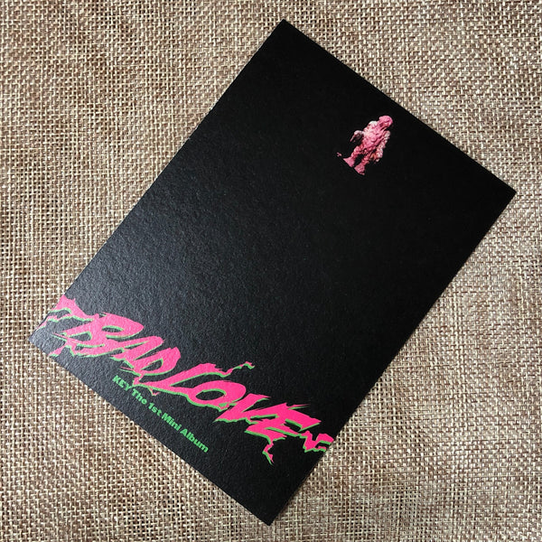 SHINEE KEY #3 [BAD LOVE SPACE RAY GUN] Official Postcard, 1st Mini / New / Gift