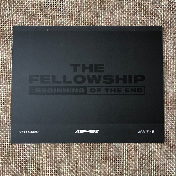 ATEEZ YEOSANG [THE FELLOWSHIP : BEGINNING OF THE END DVD] Official Polaroid /+G