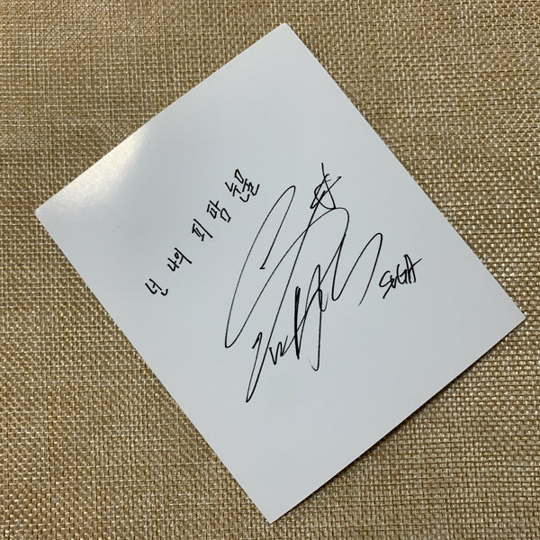 BTS SUGA [ WINGS ] Official Polaroid Photocard, 2nd Album / New / Gift