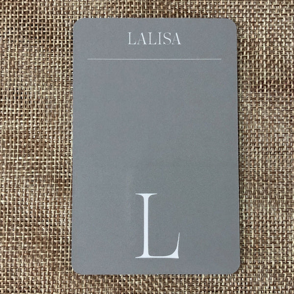 BLACKPINK LISA #2 [LALISA] Official Photocard, 1st Single Gold Ver / New / Gift