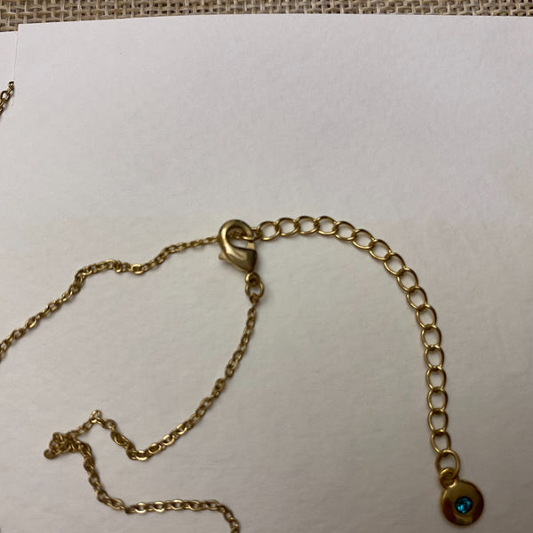 EXO BAEKHYUN [ SM Town & Store Birthday Necklace ] Artist Gold / New Rare /+Gift