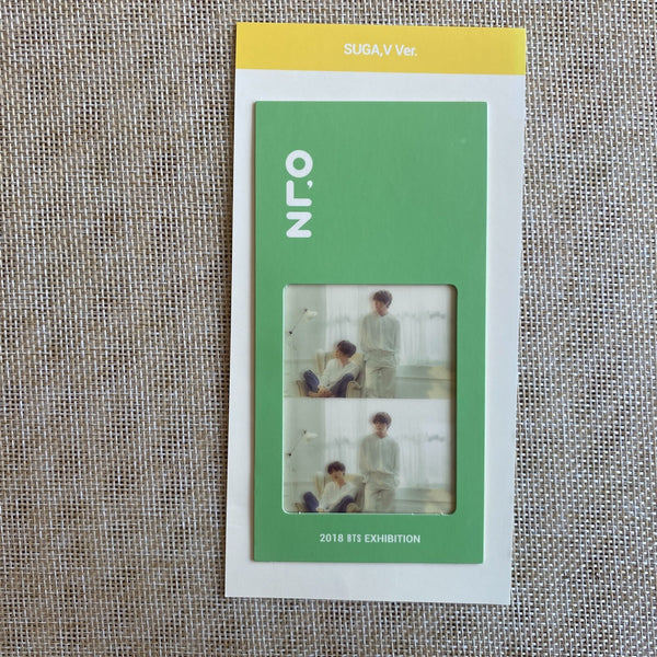 BTS SUGA V [ Oh always ] Official Bookmark, 2018 Exhibition / New / Gift