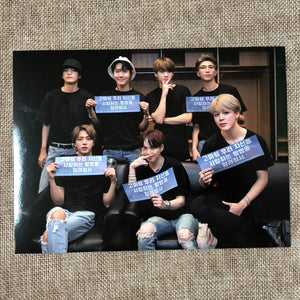 BTS GROUP [Love Yourself World Tour NEW YORK DVD] Official Photocard Postcard