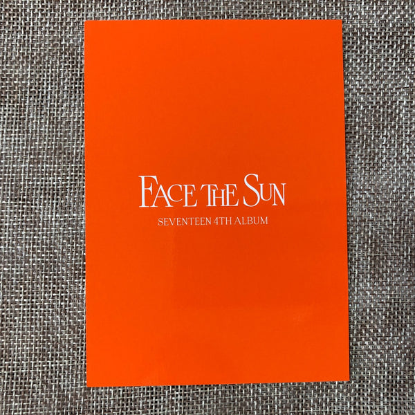 SEVENTEEN VERNON #2 [ Face the Sun ] Official Photocard, 4th / New / Gift
