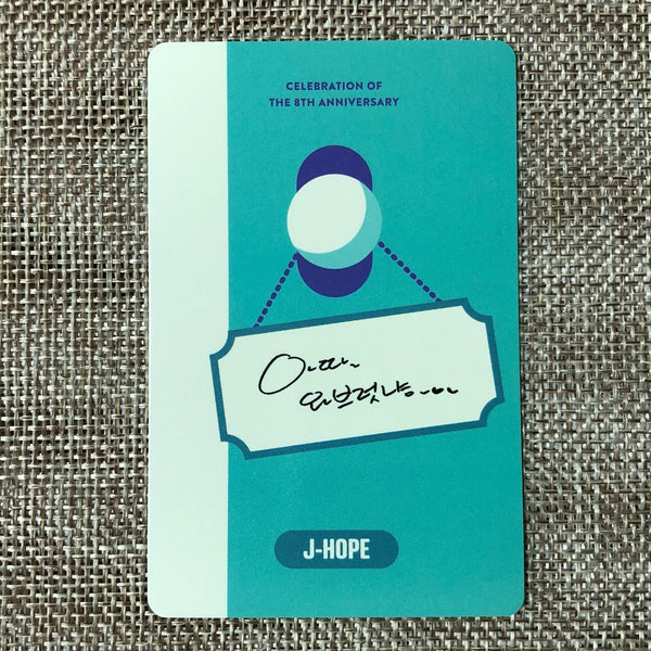 BTS J-HOPE [ FESTA D-Day Calendar 2021 ] Official Photocard Set / New / Gift