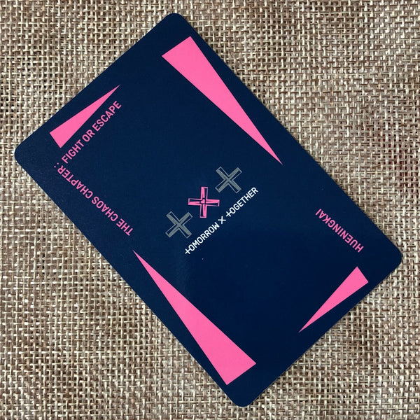 TXT HUENINGKAI [ FIGHT OR ESCAPE ] Official Photocard, escape Ver. / New / Gift
