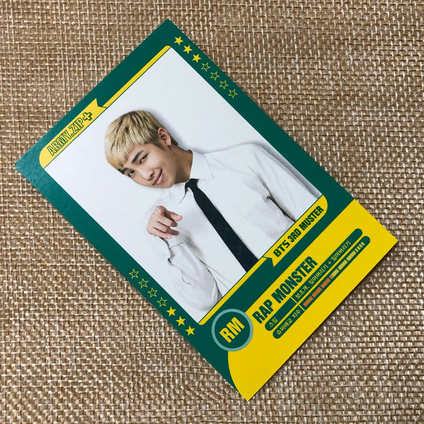 BTS RM 3/7 [ 3rd Muster ARMY.ZIP ] Official Player Card Photocard / New / Gift