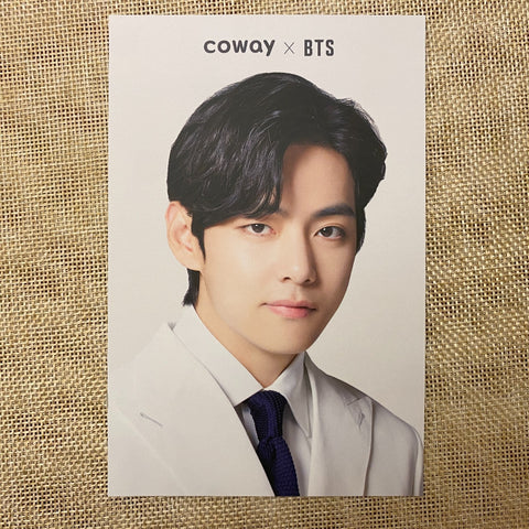 BTS V #2 [ BTS x COWAY ] Official Postcard Photocard Limited / New / Gift
