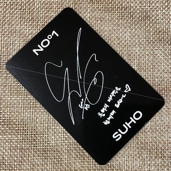 EXO SUHO [ Obsession No 1 ] Official Photocard, 6th / New, Rare / Gift