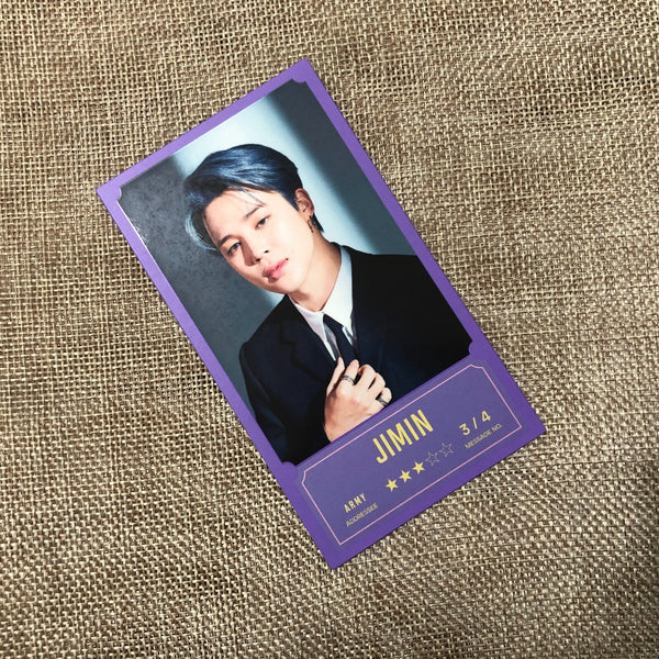 BTS JIMIN 3/4 [BANG BANG CON The Live] Official Message Photo Photocard / New /G