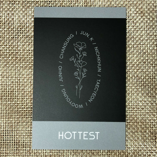2PM NICHKHUN [HOTTEST 8th] Official Fanclub Photocard Set of 5 / New, Rare /+G