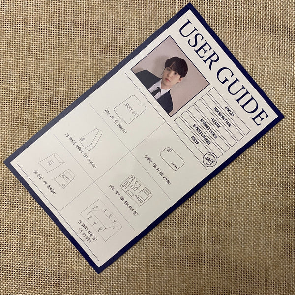 BTS SUGA [Fanclub ARMY 8th Membership Kit] User Guide + Key Sticker + Poster /+G