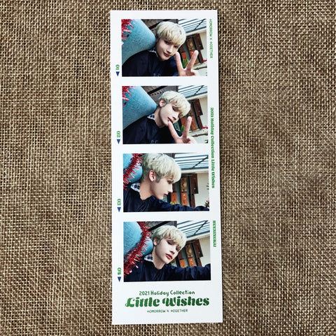 TXT HUENINGKAI [2021 Holiday Special Little Wishes] Official 4 cuts Photo / Gift