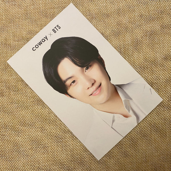 BTS SUGA #2 [BTS x COWAY] Official Postcard Photocard Limited / New, Rare / Gift