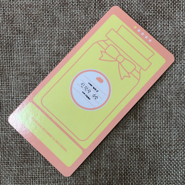 BTS JIN #1 [ 4th Muster Happy Ever After ] Official Cloud Photocard / New / Gift