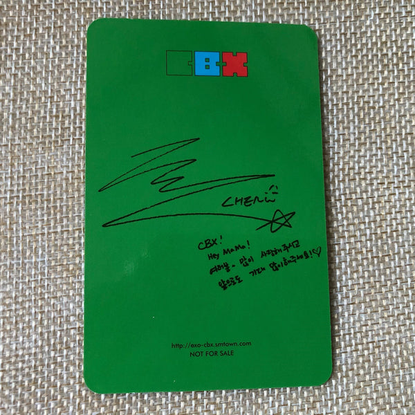 EXO CHEN #1 [ CBX HEY MAMA ] Official Photocard, 1st Mini Album / New / Gift
