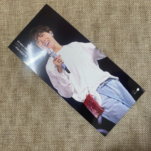 BTS J-HOPE [Speak Yourself World Tour London DVD] Official Bookmark / New / Gift