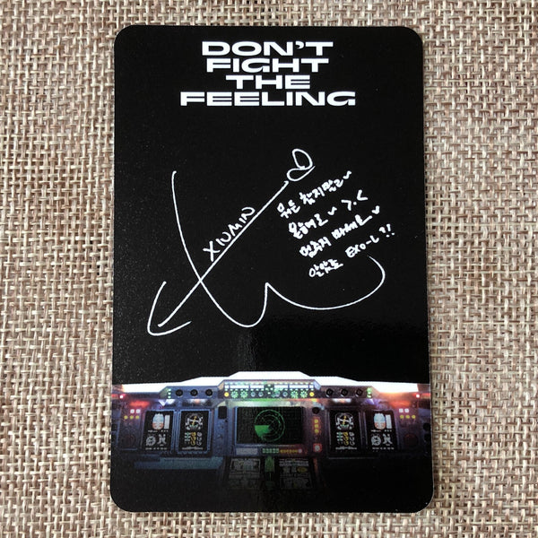 EXO XIUMIN #2 [Don't Fight the Feeling] Official Photocard, Photobook / Gift