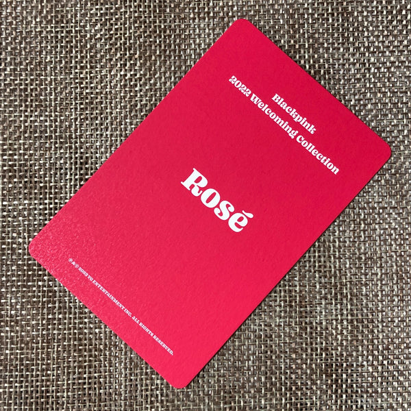 BLACKPINK ROSE #2 [ 2022 Welcoming Collection ] Official Photocard / New / Gift