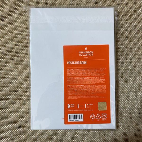 BTS [PTD PERMISSION TO DANCE ON STAGE] Official Postcard Book / New, Rare / Gift