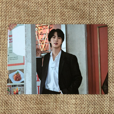 BTS JIN 2/4 [PTD PERMISSION TO DANCE ON STAGE] Official Mini Photocard / Gift