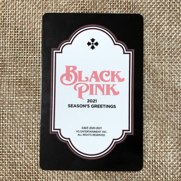 BLACKPINK JENNIE #2 [ 2021 Season's greetings ] Official Photocard / New / Gift