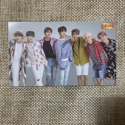BTS GROUP #5 [ BBQ ] Official Photocard / New, Rare / Gift
