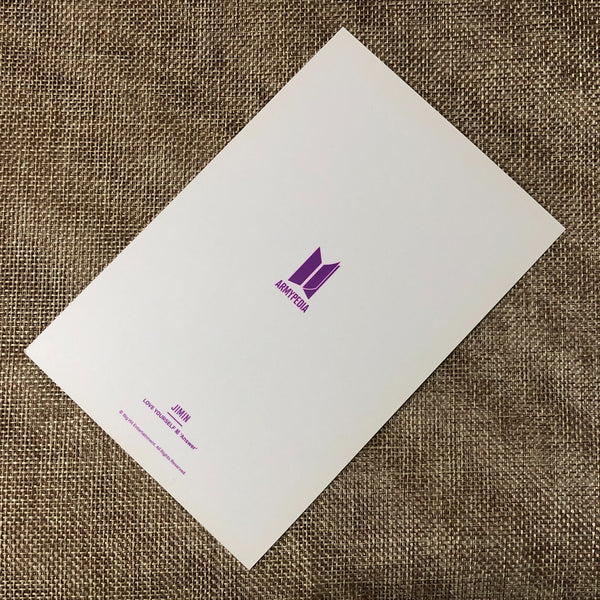 BTS JIMIN [Armypedia Love Yourself Answer] Official Postcard Photocard / Gift