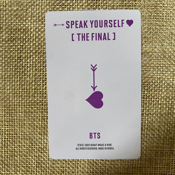 BTS J-HOPE [ Love Yourself Seoul Digital Code ] Official Photocard  / New +G