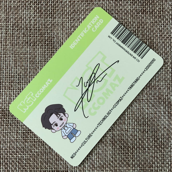 NCT YANGYANG [ CCOMAZ GROCERY STORE ] Official ID Card Photocard / New / Gift