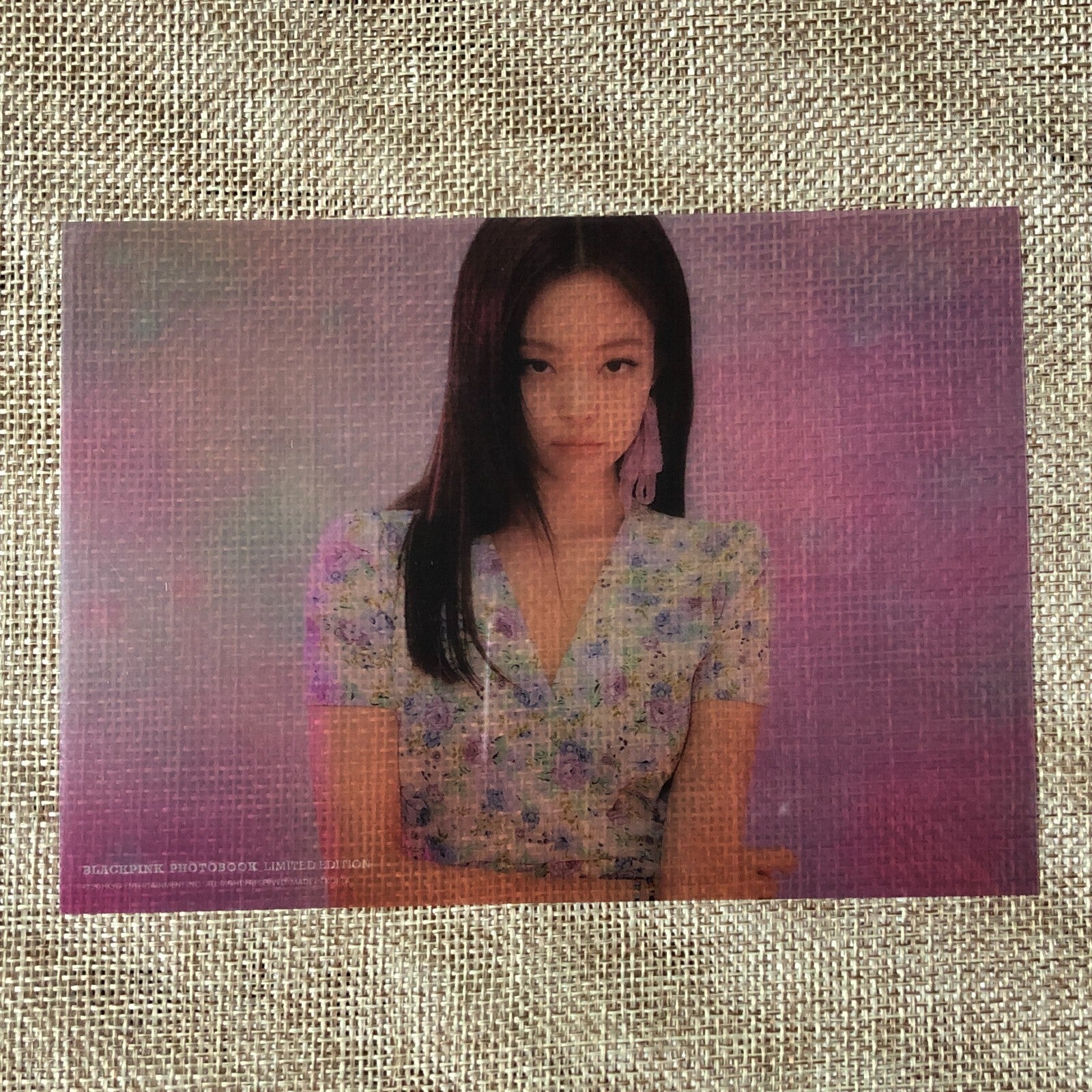 BLACKPINK JENNIE [ Photobook Limited Edition ] Official Postcard / New / Gift