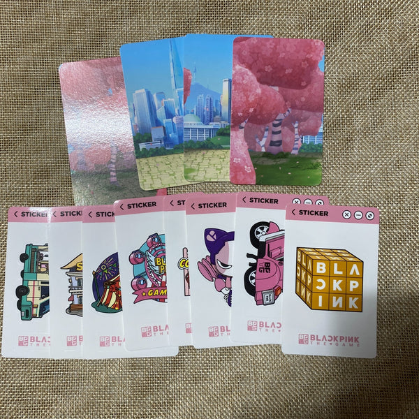BLACKPINK JENNIE #2 [THE GAME COUPON Card] Official Keyring Photocard Set / Gift