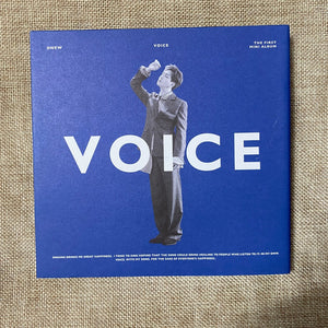 SHINEE Onew [Voice Mini Solo Blue Album] Photobook + CD, No PC / Mint, Rare /+G