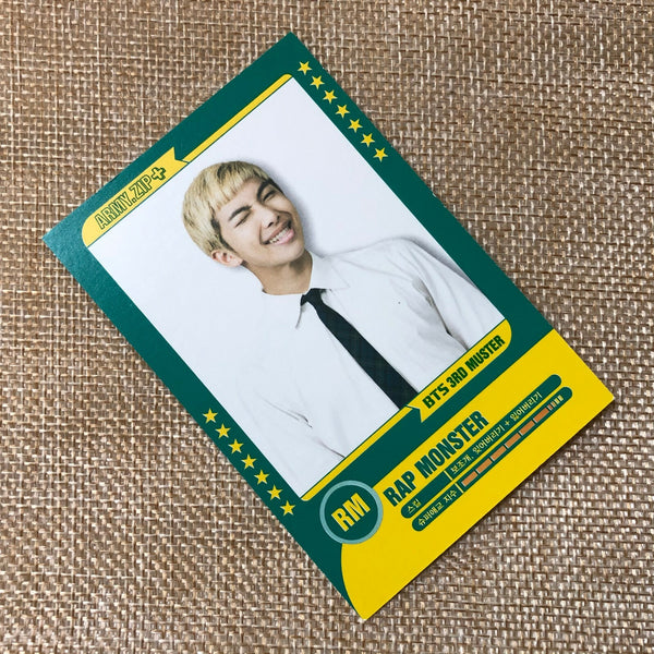 BTS RM 7/7 [ 3rd Muster ARMY.ZIP ] Official Player Card Photocard / New / Gift