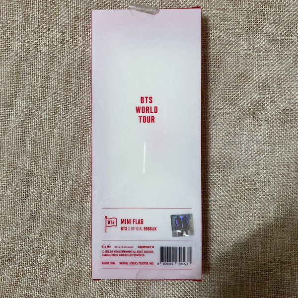 BTS JUNGKOOK [ Love Yourself World Tour ] Official Mini Flag / New / Gift