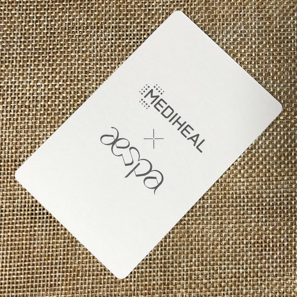 AESPA GISELLE [ MEDIHEAL ] Official Photocard, Signature, SM Town / New / Gift
