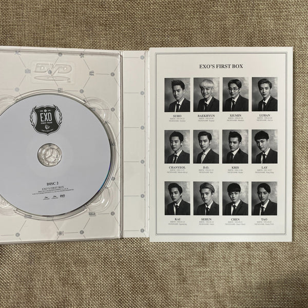 EXO  [ 2014 First Year DVD ] Official DVD Set, 4 DVD / New, Rare / Gift