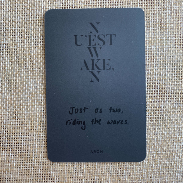 NU'EST W ARON #2 [ WAKE, N ] Official Photocard / New, Rare / Gift