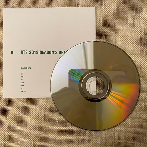 BTS DVD [ 2019 Season's Greetings ] Official Making DVD / New, Rare / Gift