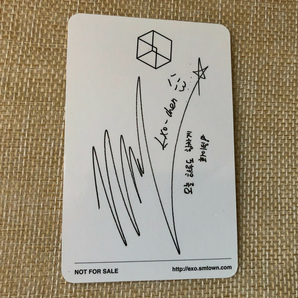 EXO CHEN [ EXODUS ] Official Photocard, 2nd Album Korean Ver / New / Gift