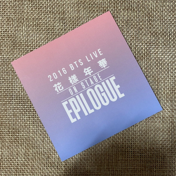 BTS SUGA [HYYH Live On Stage Epilogue DVD] Official Photocard / New, Rare / Gift
