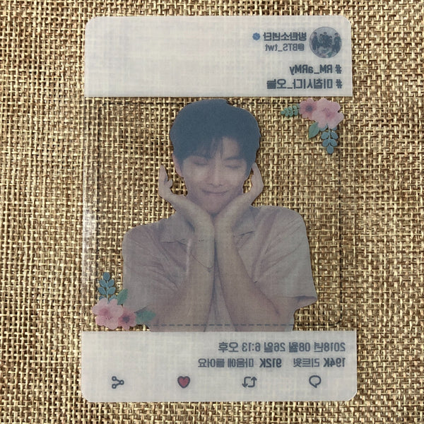BTS RM [ Love Yourself ] Official Army Booth Transparent Photocard / New / Gift