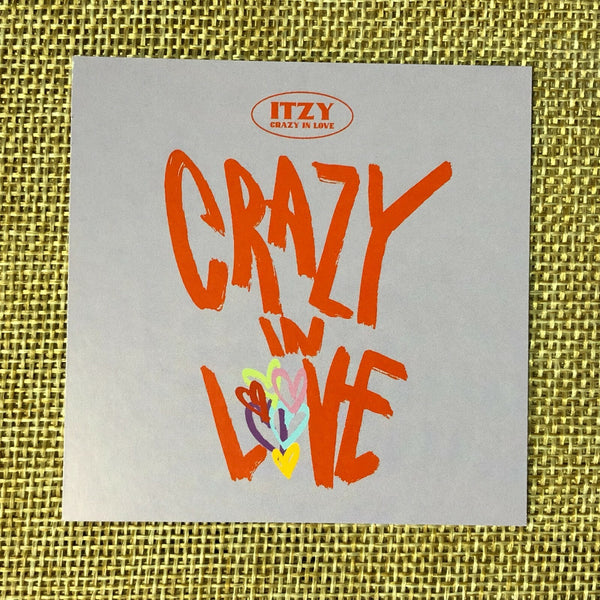 ITZY LIA #1 [ CRAZY IN LOVE ] Official Preorder Special Photocard / New / Gift