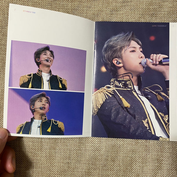 BTS RM [ Love Yourself World Tour Seoul Blu-ray ] Photobook / New / Gift