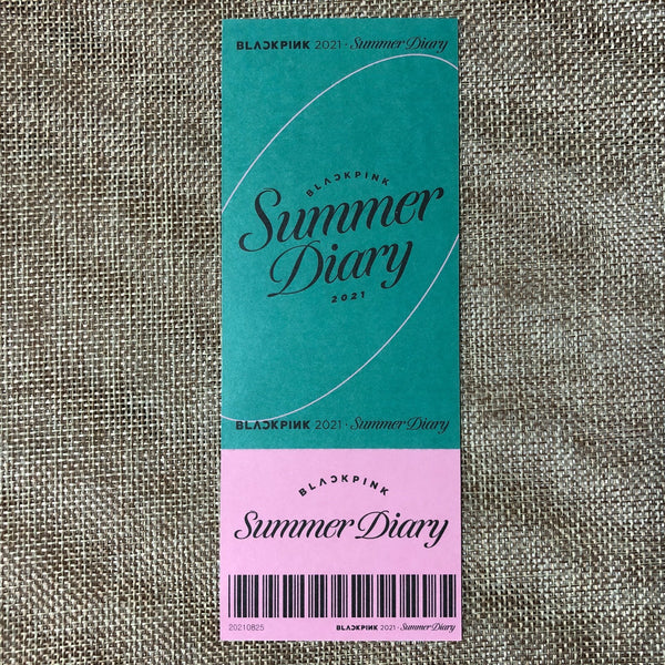 BLACKPINK JISOO [ 2021 SUMMER DIARY ] Official Limited Photocard / New / Gift