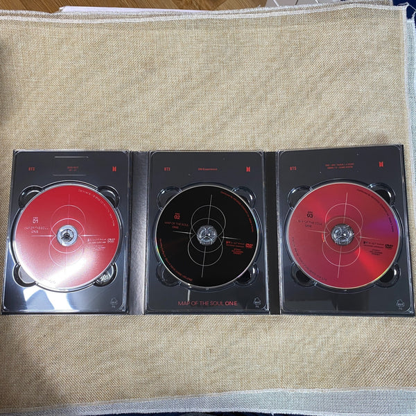 BTS GROUP [Map of the Soul ON:E DVD] Photobook + DVD(3) / ONE / New, Rare / Gift