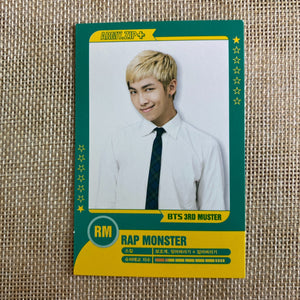 BTS RM 1/7 [ 3rd Muster ARMY.ZIP ] Official Player Card Photocard / New / Gift