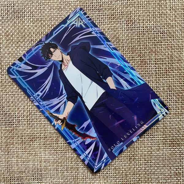Solo Leveling SL01-01 Sung Jin-woo / AR Card (1pc) / Authentic Ultra Rare / Gift