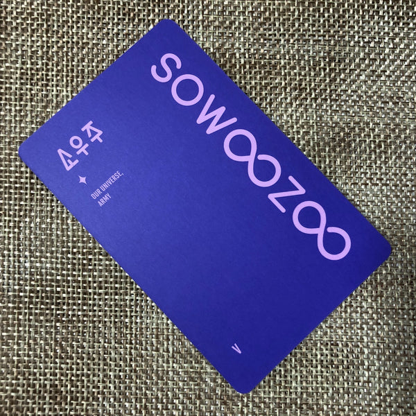 BTS V [ 2021 Muster SOWOOZOO ] Official Blu-ray DVD Photocard / New / Gift